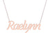 Gold Name Necklace - Raelynn