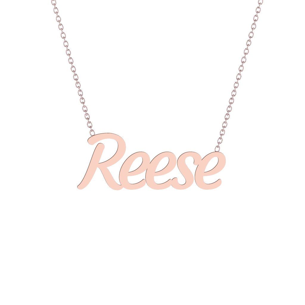 Gold Name Necklace - Reese