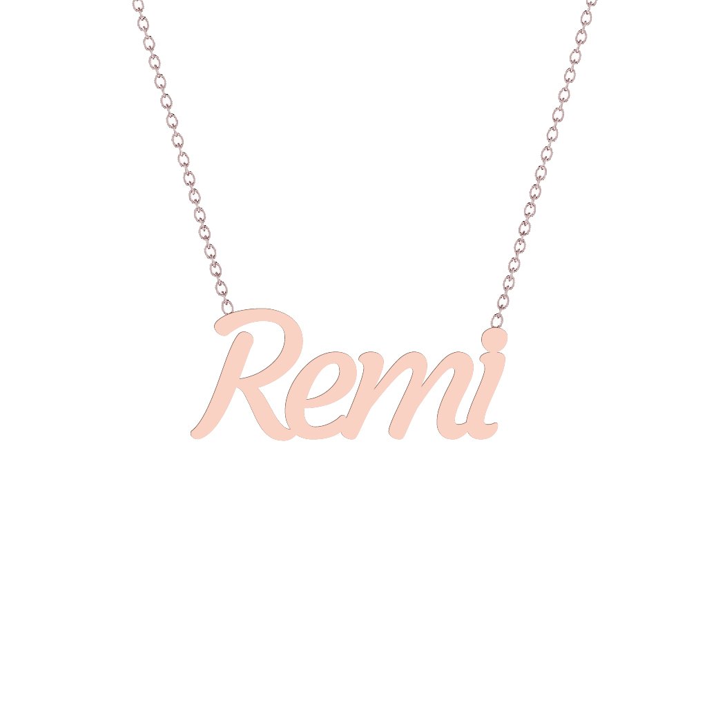 Gold Name Necklace - Remi