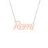 Gold Name Necklace - Remi
