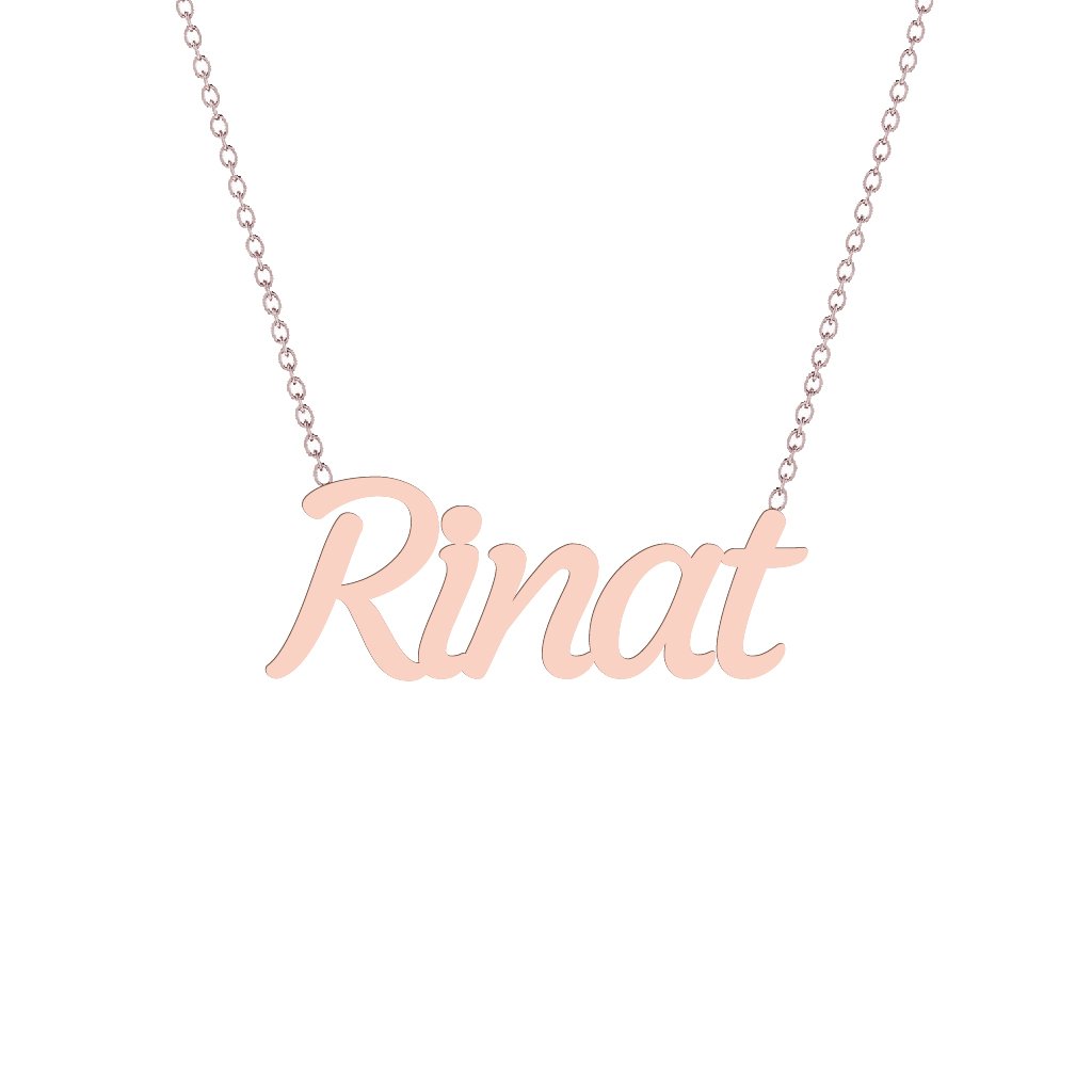 Gold Name Necklace - Rinat