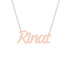 Gold Name Necklace - Rinat