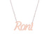 Gold Name Necklace - Roni