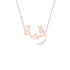 Gold Name Necklace - Roqaia - رقية