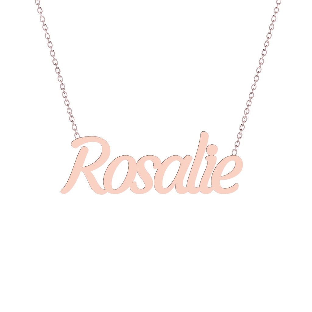 Gold Name Necklace - Rosalie