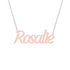 Gold Name Necklace - Rosalie