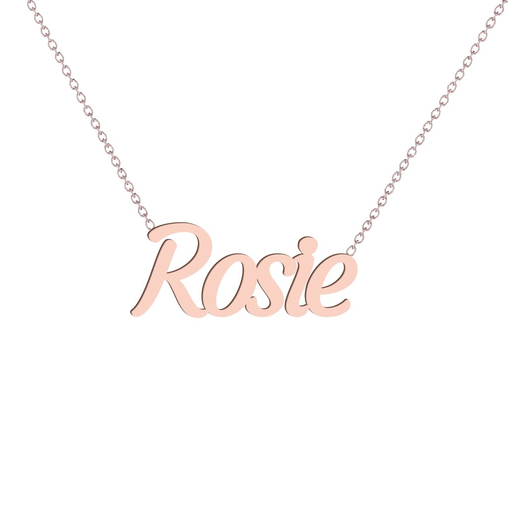 Gold Name Necklace - Rosie