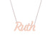 Gold Name Necklace - Ruth