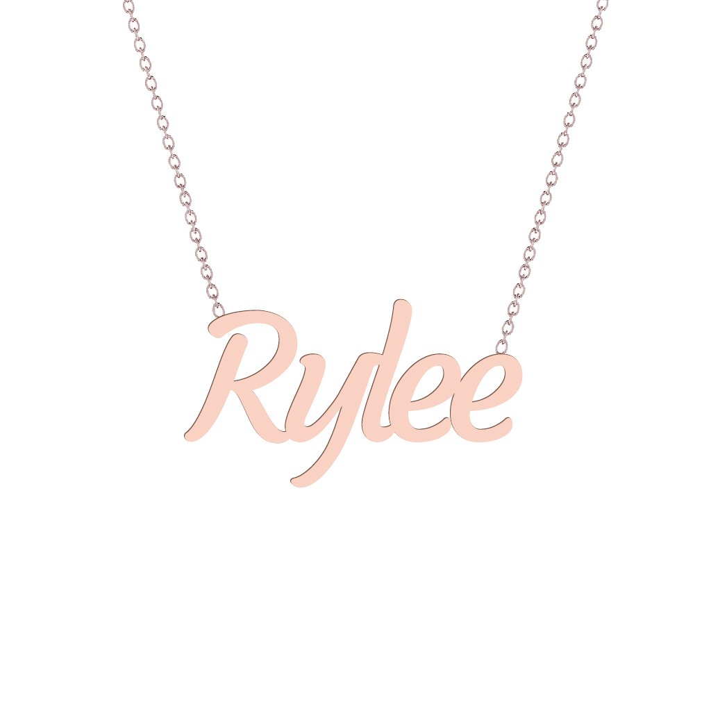 Gold Name Necklace - Rylee