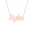 Gold Name Necklace - Rylee