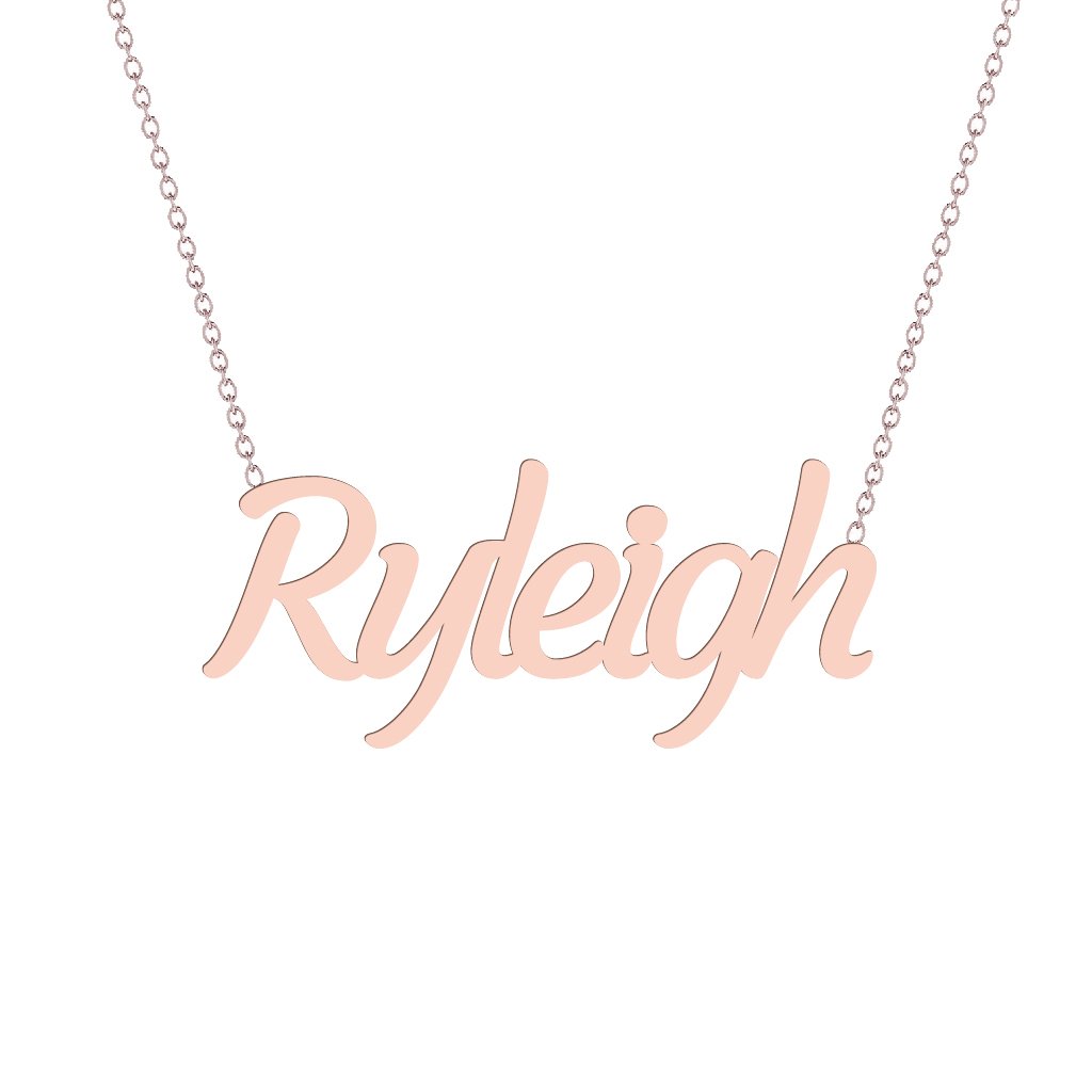 Gold Name Necklace - Ryleigh