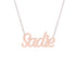 Gold Name Necklace - Sadie