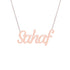 Gold Name Necklace - Sahaf