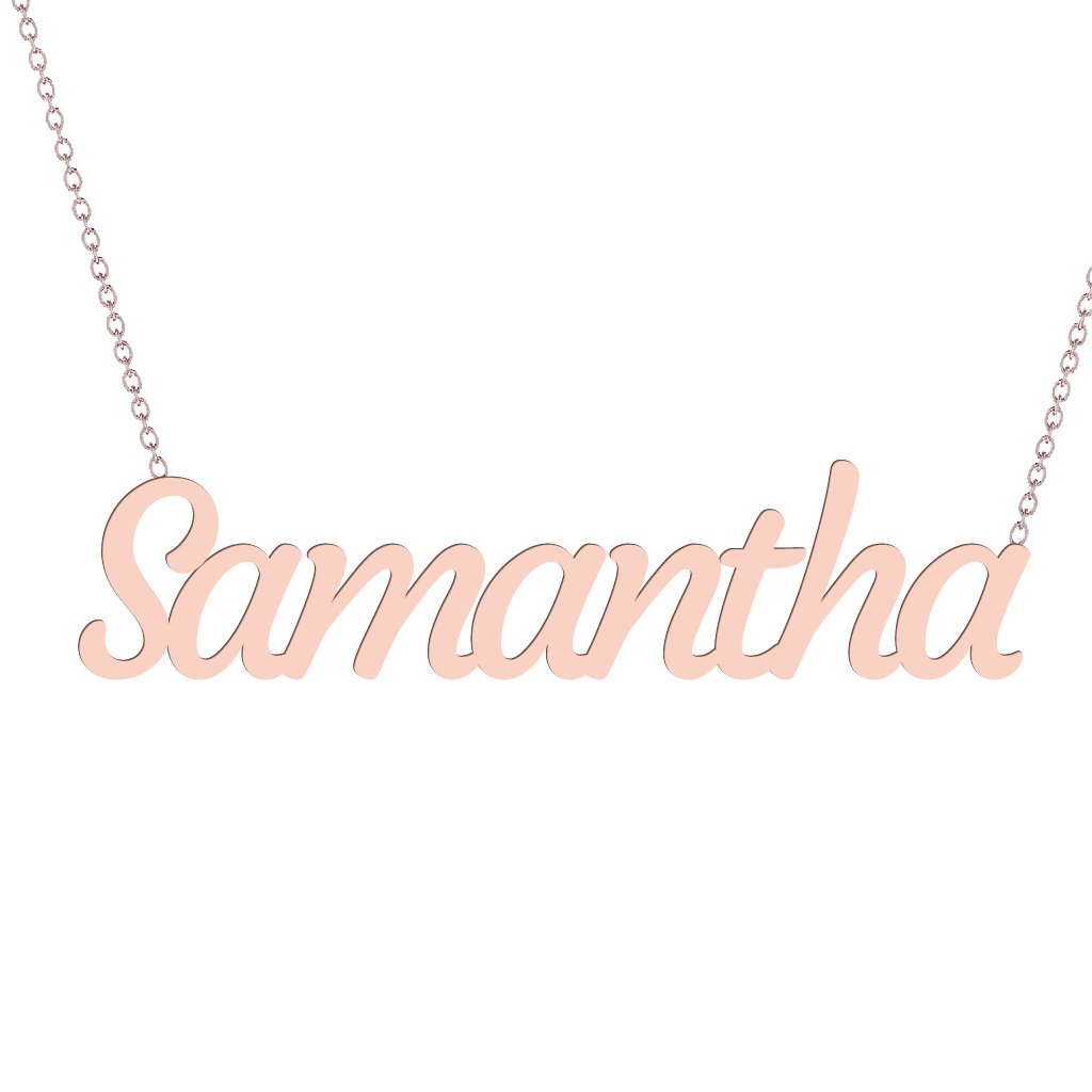 Gold Name Necklace - Samantha
