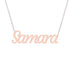 Gold Name Necklace - Samara