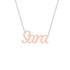 Gold Name Necklace - Sara