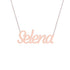 Gold Name Necklace - Selena