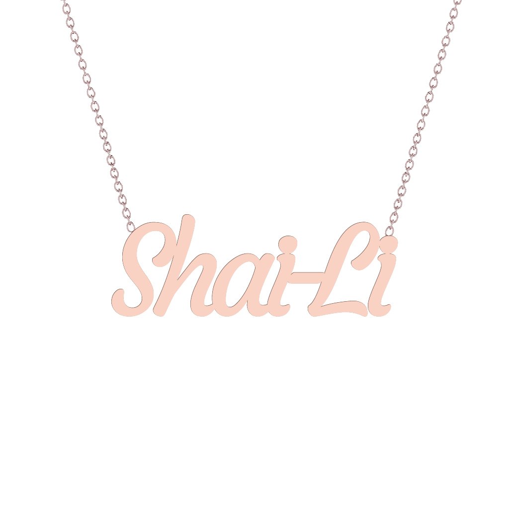 Gold Name Necklace - Shai Li