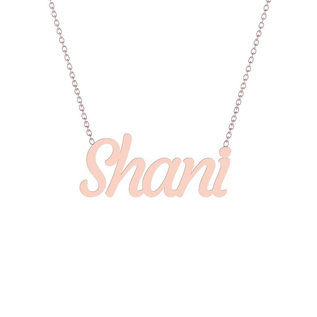 Gold Name Necklace - Shani
