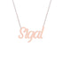 Gold Name Necklace - Sigal