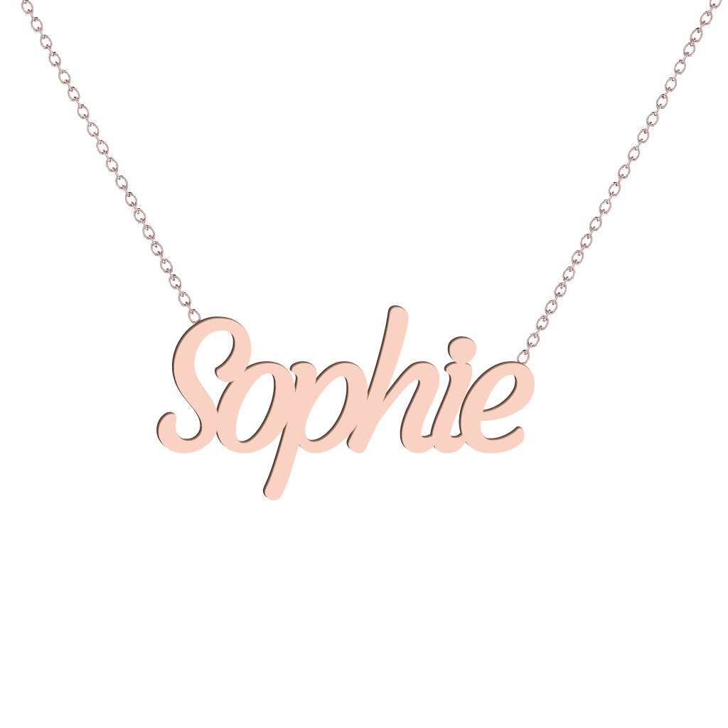 Gold Name Necklace - Sophie