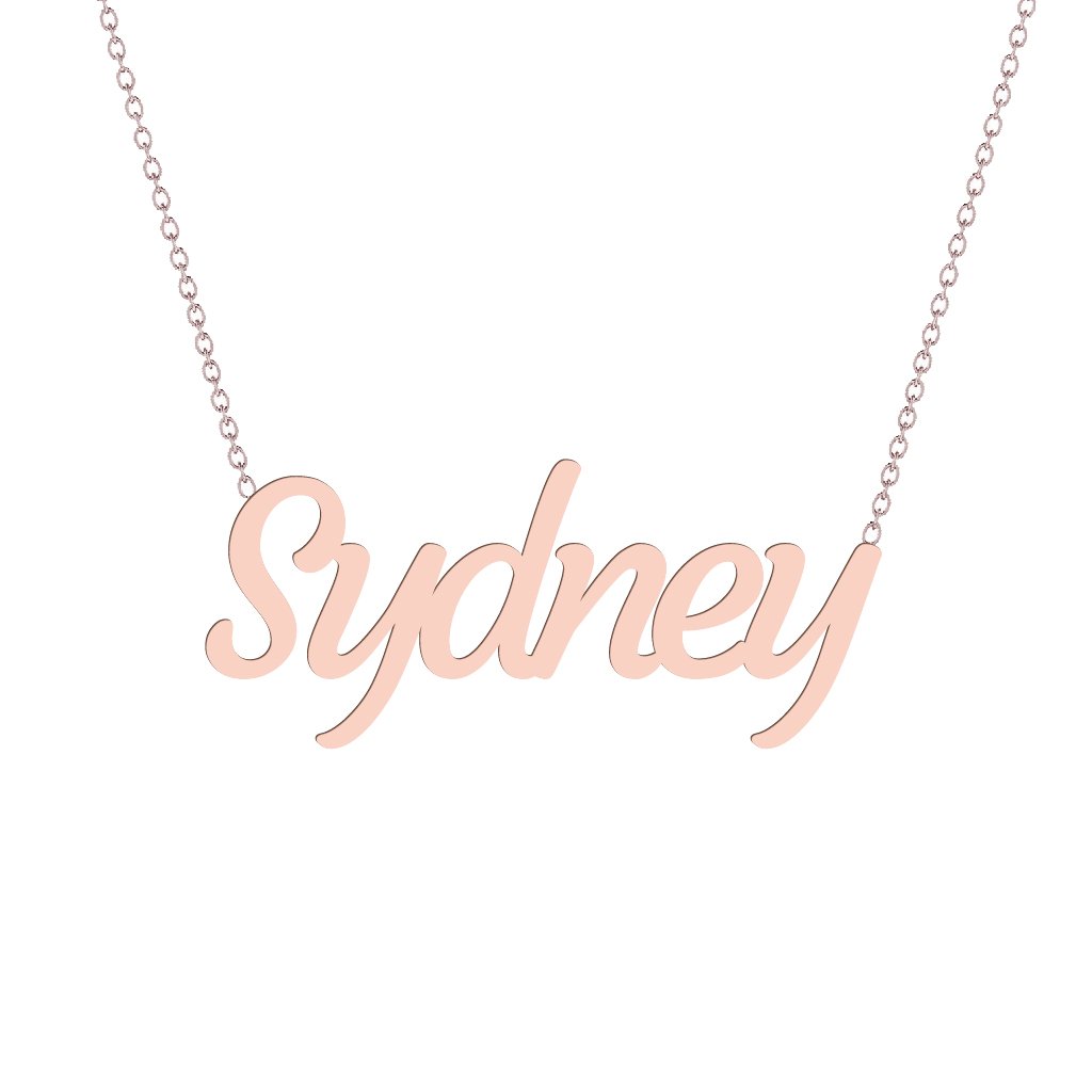Gold Name Necklace - Sydney