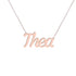 Gold Name Necklace - Thea