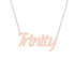 Gold Name Necklace - Trinity