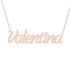 Gold Name Necklace - Valentina