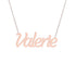 Gold Name Necklace - Valerie