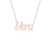 Gold Name Necklace - Vera