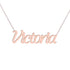 Gold Name Necklace - Victoria