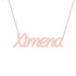 Gold Name Necklace - Ximena