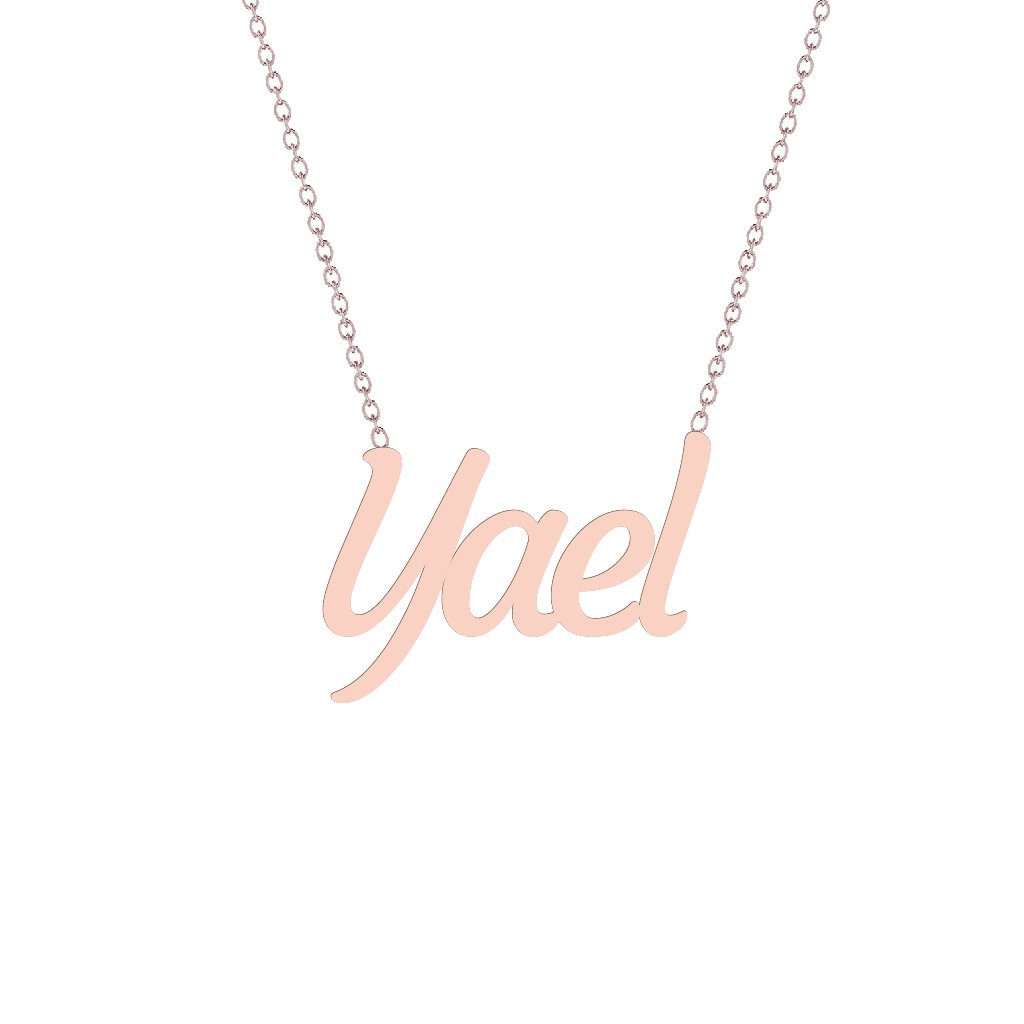 Gold Name Necklace - Yael