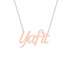 Gold Name Necklace - Yafit