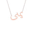 Gold Name Necklace - Yomna - يمنى