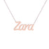 Gold Name Necklace - Zara