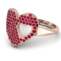 Ruby Heart With Missing Piece - Camille No. 11 image 1