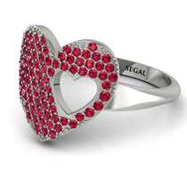 Ruby Heart With Missing Piece - Camille No. 12 image 1