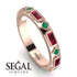 Ruby Baguette & Princess Eternity Band - Andrea No. 50 image 2