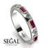 Ruby Baguette & Princess Eternity Band - Andrea No. 48 image 2
