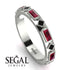 Ruby Baguette & Princess Eternity Band - Andrea No. 54 image 2