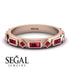 Ruby Baguette & Princess Eternity Band - Andrea No. 56 image 10