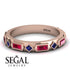 Ruby Baguette & Princess Eternity Band - Andrea No. 59
