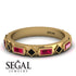 Ruby Baguette & Princess Eternity Band - Andrea No. 52