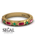 Ruby Baguette & Princess Eternity Band - Andrea No. 49