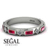 Ruby Baguette & Princess Eternity Band - Andrea No. 48