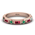 Ruby Baguette & Princess Eternity Band - Andrea No. 50 image 1