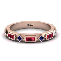 Ruby Baguette & Princess Eternity Band - Andrea No. 59 image 1
