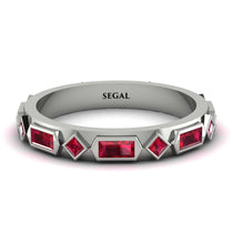 Ruby Baguette & Princess Eternity Band - Andrea No. 57 image 1